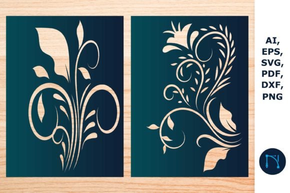 Download Floral Greeting Card Cutting SVG Bundle - Floral Collection