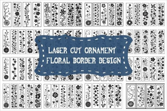 Download Laser Cut Ornamental Floral Border Ideas - Floral Collection