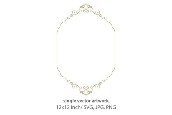 Download Elegant Luxury Scroll Label Vector Frame - Vector frame Collection