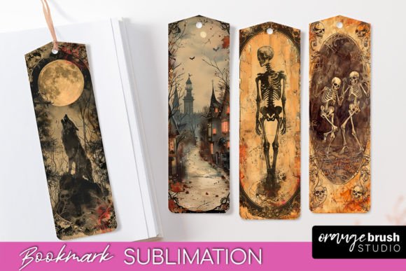 Download Vintage Halloween Scrapbook Bookmark PNG - Halloween scrapbook Collection