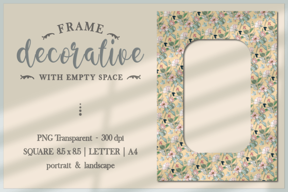 Download Floral - FRAME PNG - Floral Collection
