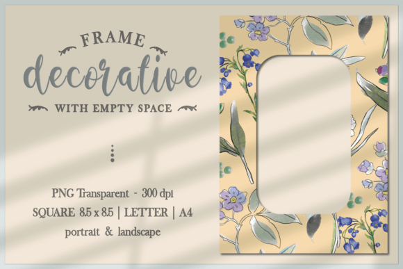 Download Floral - FRAME PNG - Floral Collection
