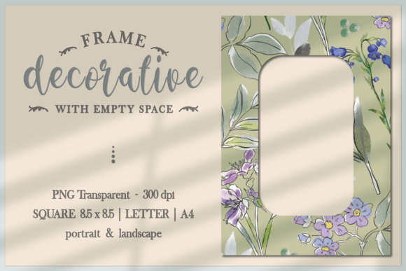 Download Floral - FRAME PNG - Floral Collection