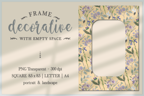 Download Floral - FRAME PNG - Floral Collection