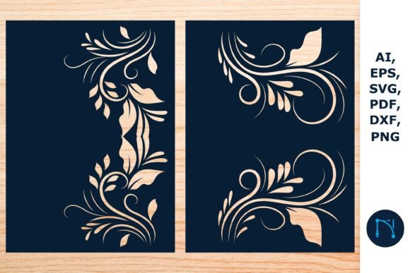 Download Floral Greeting Card Cutting SVG Bundle - Floral Collection