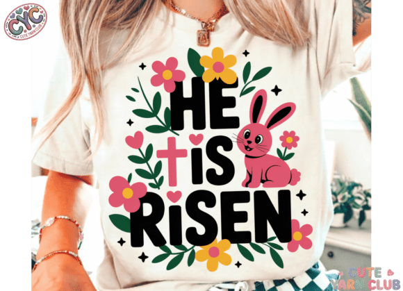 Download He is Risen Floral Frame PNG, Easter Png - Floral Collection