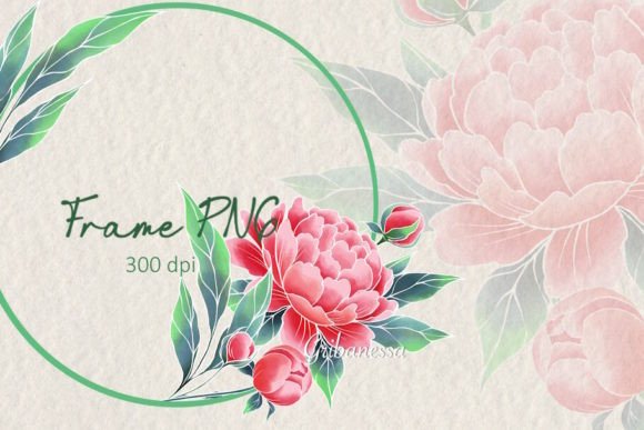 Download Floral Frame PNG | Round Frame - Floral Collection