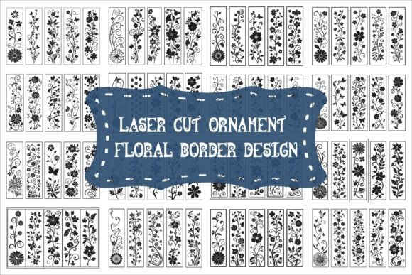 Download Laser Cut Ornamental Floral Border Ideas - Floral Collection