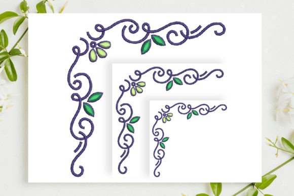 Download Ornamental Floral Corner - Floral Collection