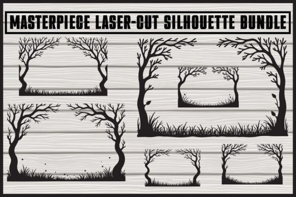 Download Floral Laser Cut Silhouette Panels - Floral Collection