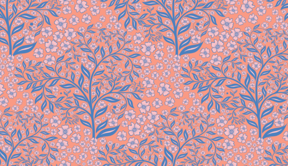 Download Floral Peach Pattern - Floral Collection