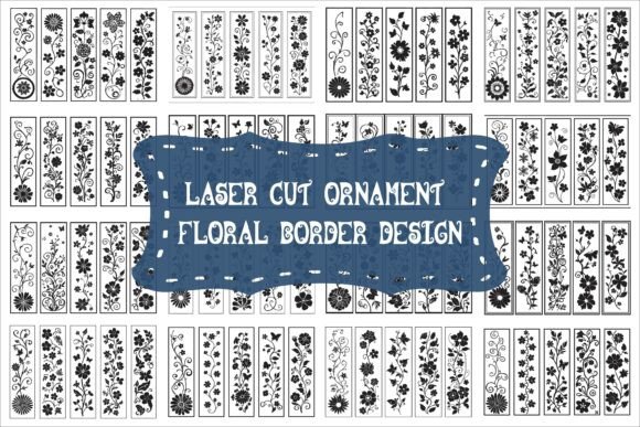 Download Laser Cut Ornamental Floral Border Ideas - Floral Collection