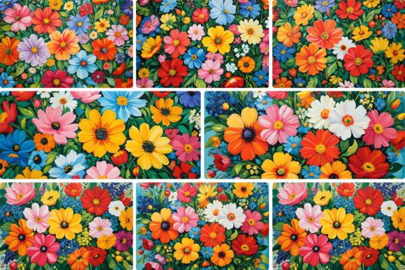 Download Vibrant Floral Background - Floral Collection