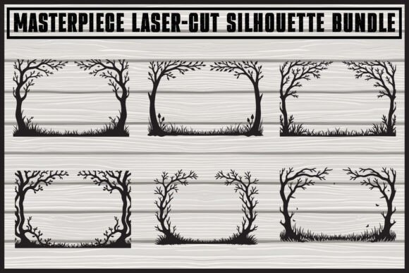 Download Floral Laser Cut Silhouette Panels - Floral Collection
