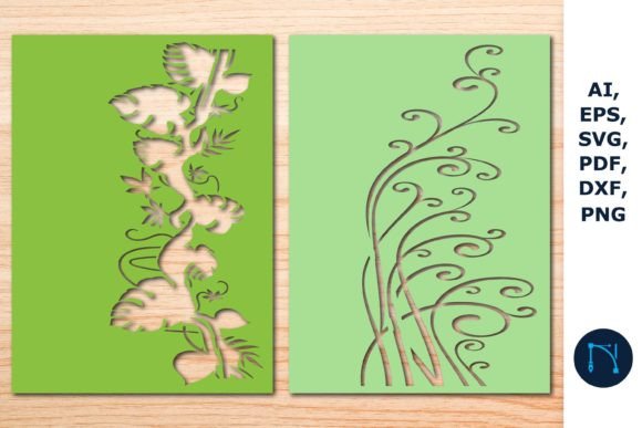Download Floral Greeting Card Cutting SVG Bundle - Floral Collection