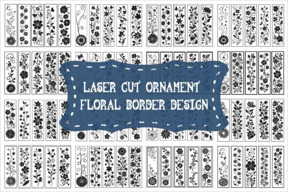 Download Laser Cut Ornamental Floral Border Ideas - Floral Collection
