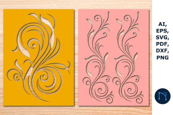 Download Floral Greeting Card Cutting SVG Bundle - Floral Collection